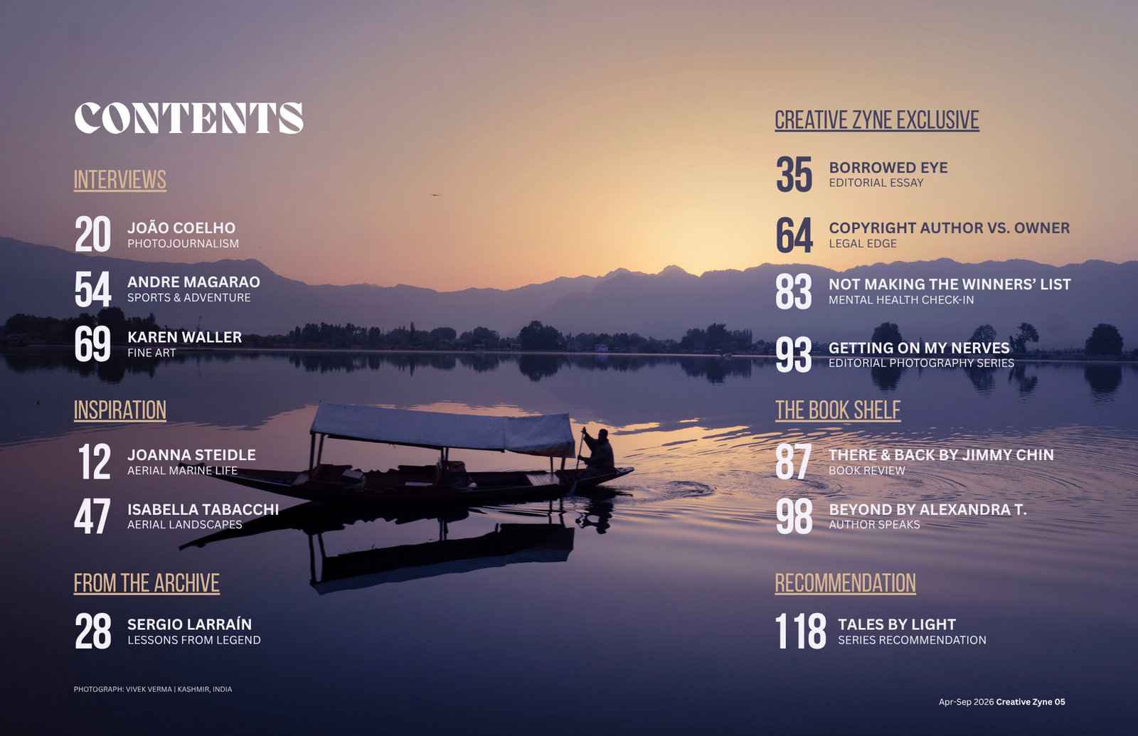 creative zyne altitude issue content page